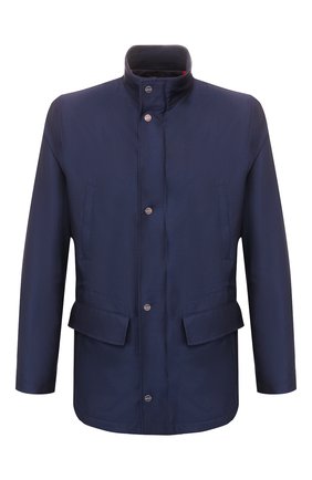 Мужская кашемировая куртка KITON темно-синего цвета, арт. UW0681MV07S60 | Фото 1 (Материал внешний: Кашемир, Шерсть; Материал подклада: Синтетический материал; Длина (верхняя одежда): До середины бедра; Мужское Кросс-КТ: Верхняя одежда, шерсть и кашемир; Рукава: Длинные; Кросс-КТ: Куртка; Региональные ограничения белый список (Axapta Mercury): RU)