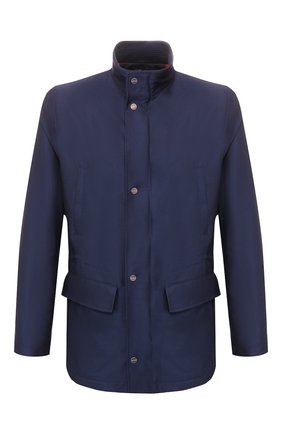 Мужская кашемировая куртка KITON темно-синего цвета по цене 728500 руб., арт. UW0681MV07S60 | Фото 1 Мужская кашемировая куртка KITON темно-синего цвета, арт. UW0681MV07S60 | Фото 1 (Материал внешний: Кашемир, Шерсть; Материал подклада: Синтетический материал; Длина (верхняя одежда): До середины бедра; Мужское Кросс-КТ: Верхняя одежда, шерсть и кашемир; Рукава: Длинные; Кросс-КТ: Куртка; Региональные ограничения белый список (Axapta Mercury): RU)