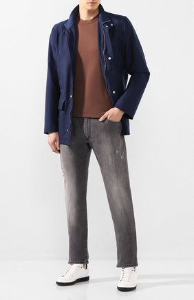 Мужская кашемировая куртка KITON темно-синего цвета, арт. UW0681MV07S60 | Фото 2 (Материал внешний: Кашемир, Шерсть; Материал подклада: Синтетический материал; Длина (верхняя одежда): До середины бедра; Мужское Кросс-КТ: Верхняя одежда, шерсть и кашемир; Рукава: Длинные; Кросс-КТ: Куртка; Региональные ограничения белый список (Axapta Mercury): RU)