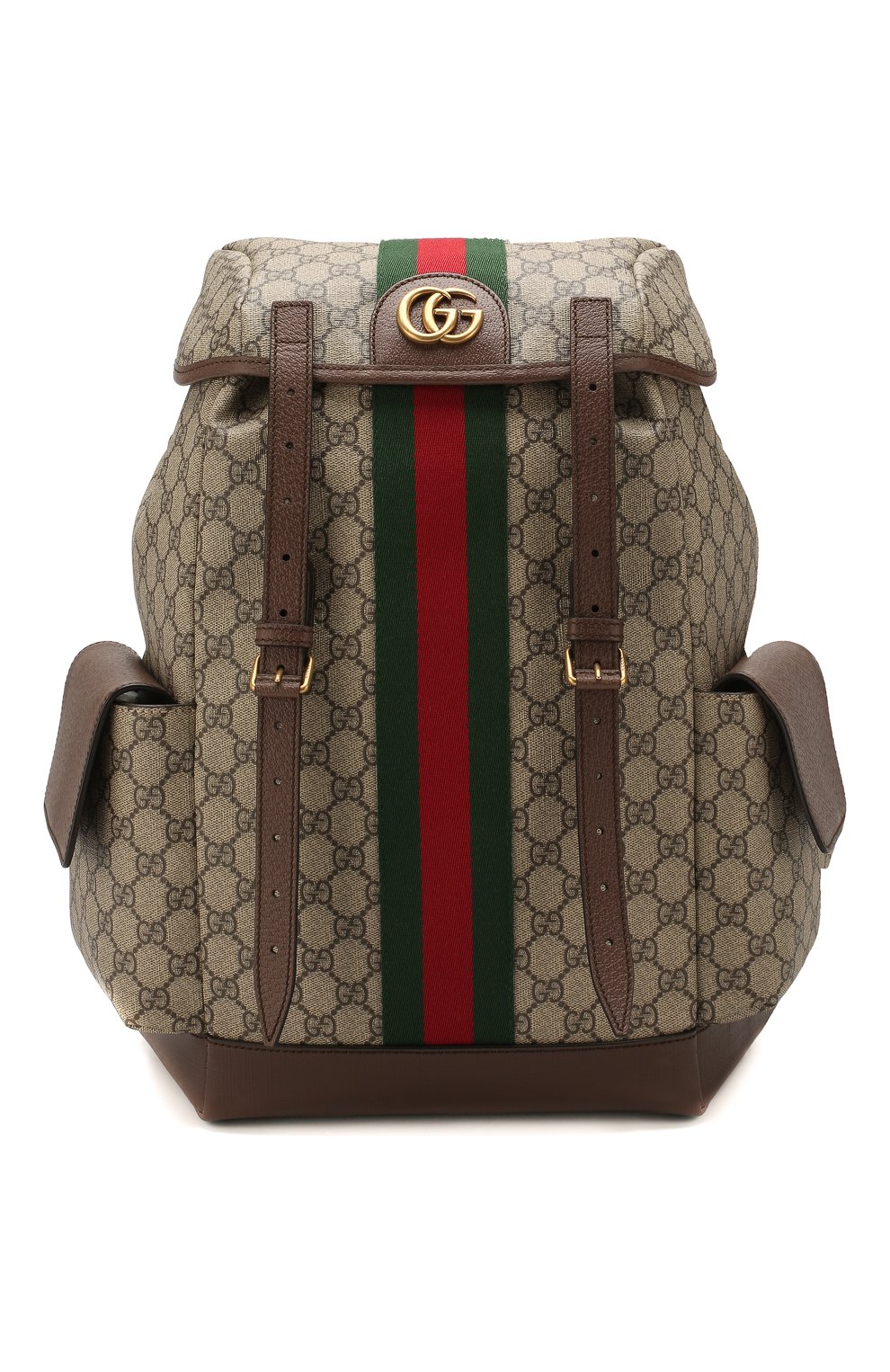 Мужской рюкзак ophidia gg GUCCI бежевого цвета, арт. 598140/HUHAT | Фото 1