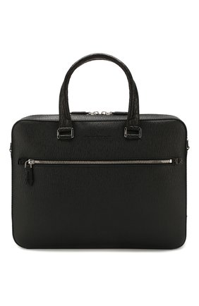 Мужская кожаная сумка для ноутбука SALVATORE FERRAGAMO черного цвета по цене 176300 руб., арт. Z-0685700 | Фото 1 Мужская кожаная сумка для ноутбука SALVATORE FERRAGAMO черного цвета, арт. Z-0685700 | Фото 1
