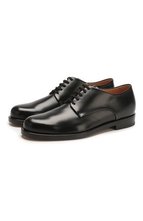 Мужской кожаные дерби BOTTEGA VENETA черного цвета по цене 57700 руб., арт. 608739/VBRB0 | Фото 1 Мужской кожаные дерби BOTTEGA VENETA черного цвета, арт. 608739/VBRB0 | Фото 1