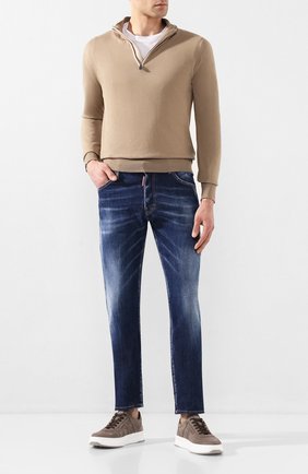 Мужские кожаные кеды TOD’S коричневого цвета по цене 40950 руб., арт. XXM79B0BS10PX6 | Фото 2 Мужские кожаные кеды TOD’S коричневого цвета, арт. XXM79B0BS10PX6 | Фото 2