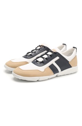 Мужские комбинированные кроссовки TOD’S бежевого цвета по цене 42700 руб., арт. XXM25C0CP51772 | Фото 1 Мужские комбинированные кроссовки TOD’S бежевого цвета, арт. XXM25C0CP51772 | Фото 1