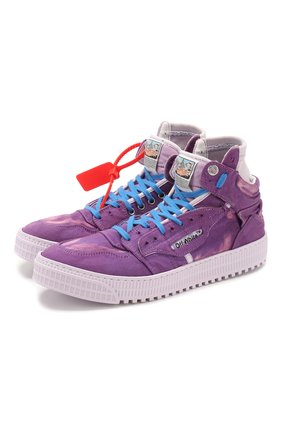Мужские текстильные кеды off-court OFF-WHITE сиреневого цвета по цене 28550 руб., арт. 0MIA065R20D330012900 | Фото 1 Мужские текстильные кеды off-court OFF-WHITE сиреневого цвета, арт. 0MIA065R20D330012900 | Фото 1