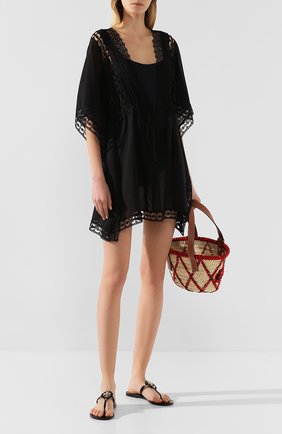 Женские резиновые шлепанцы TORY BURCH черного цвета по цене 7630 руб., арт. 51148678 | Фото 2 Женские резиновые шлепанцы TORY BURCH черного цвета, арт. 51148678 | Фото 2