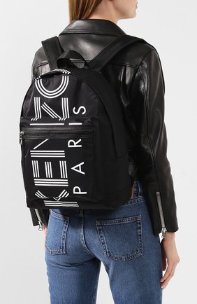 Женский рюкзак KENZO черного цвета по цене 16050 руб., арт. F855SF213F24 | Фото 2 Женский рюкзак KENZO черного цвета, арт. F855SF213F24 | Фото 2