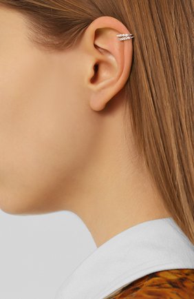 Женские кафф hold me close GIRLS CREW серебряного цвета по цене 5615 руб., арт. EC15-S | Фото 2 Женские кафф hold me close GIRLS CREW серебряного цвета, арт. EC15-S | Фото 2
