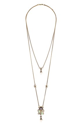 Женское колье ALEXANDER MCQUEEN золотого цвета по цене 49950 руб., арт. 553667/J160Z | Фото 1 Женское колье ALEXANDER MCQUEEN золотого цвета, арт. 553667/J160Z | Фото 1