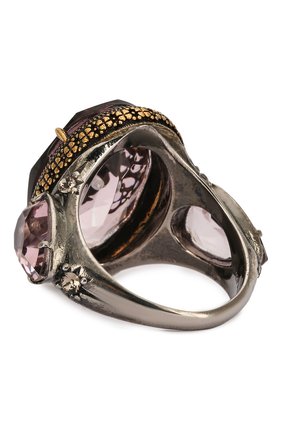 Женское кольцо ALEXANDER MCQUEEN фиолетового цвета по цене 30800 руб., арт. 607119/J160X | Фото 2 Женское кольцо ALEXANDER MCQUEEN фиолетового цвета, арт. 607119/J160X | Фото 2