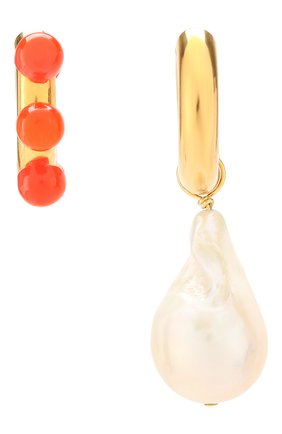 Женские серьги TIMELESS PEARLY золотого цвета по цене 29950 руб., арт. B01966 | Фото 1 Женские серьги TIMELESS PEARLY золотого цвета, арт. B01966 | Фото 1