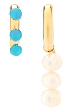 Женские серьги TIMELESS PEARLY золотого цвета по цене 29950 руб., арт. B01977 | Фото 1 Женские серьги TIMELESS PEARLY золотого цвета, арт. B01977 | Фото 1