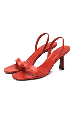 Женские кожаные босоножки tulip NEOUS красного цвета по цене 43900 руб., арт. 00045A14 | Фото 1 Женские кожаные босоножки tulip NEOUS красного цвета, арт. 00045A14 | Фото 1