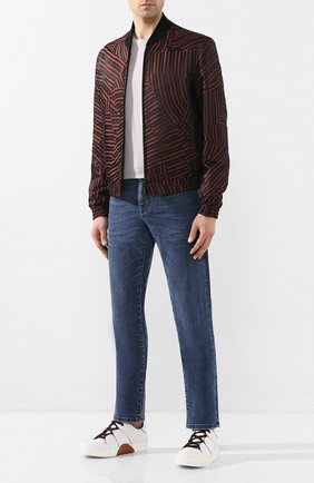 Мужские кожаные кеды ZEGNA COUTURE белого цвета по цене 84200 руб., арт. A3068X-LHSPT | Фото 2 Мужские кожаные кеды ZEGNA COUTURE белого цвета, арт. A3068X-LHSPT | Фото 2