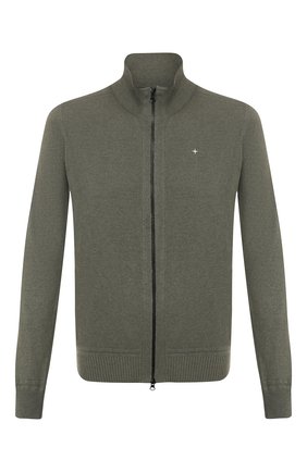 Мужская кардиган из смеси хлопка и вискозы STONE ISLAND хаки цвета по цене 23300 руб., арт. 7215540D3 | Фото 1 Мужская кардиган из смеси хлопка и вискозы STONE ISLAND хаки цвета, арт. 7215540D3 | Фото 1