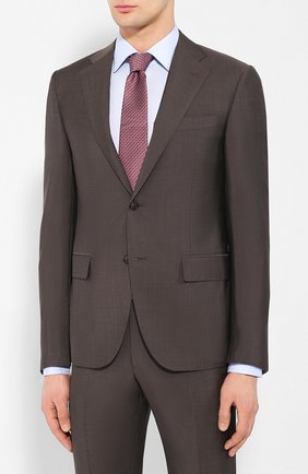 Мужской шерстяной костюм CORNELIANI коричневого цвета по цене 118000 руб., арт. 857268-0114135/92 Q1 | Фото 2 Мужской шерстяной костюм CORNELIANI коричневого цвета, арт. 857268-0114135/92 Q1 | Фото 2