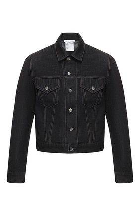 Мужская джинсовая куртка HELMUT LANG темно-синего цвета по цене 35350 руб., арт. I09DM105 | Фото 1 Мужская джинсовая куртка HELMUT LANG темно-синего цвета, арт. I09DM105 | Фото 1