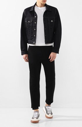 Мужская джинсовая куртка HELMUT LANG темно-синего цвета по цене 35350 руб., арт. I09DM105 | Фото 2 Мужская джинсовая куртка HELMUT LANG темно-синего цвета, арт. I09DM105 | Фото 2