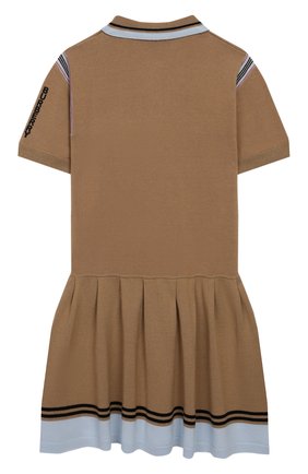 Детское платье из хлопка и шерсти BURBERRY бежевого цвета по цене 21800 руб., арт. 8022869 | Фото 2 Детское платье из хлопка и шерсти BURBERRY бежевого цвета, арт. 8022869 | Фото 2