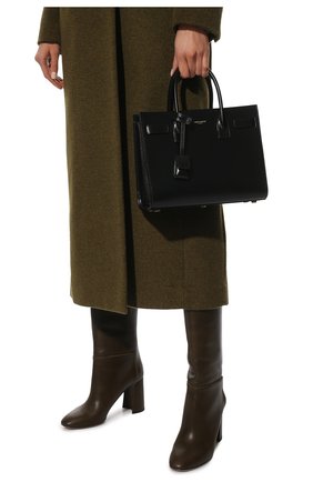 Женская сумка sac de jour baby SAINT LAURENT черного цвета по цене 159500 руб., арт. 421863/02G9W | Фото 2 Женская сумка sac de jour baby SAINT LAURENT черного цвета, арт. 421863/02G9W | Фото 2