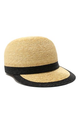 Женская соломенная кепка INVERNI бежевого цвета, арт. 4854CCG5 | Фото 1 (Материал: Растительное волокно)
