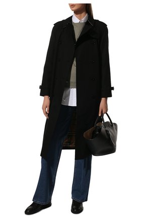 Женские кожаные кеды andy SAINT LAURENT черного цвета по цене 39150 руб., арт. 606831/0ZS00 | Фото 2 Женские кожаные кеды andy SAINT LAURENT черного цвета, арт. 606831/0ZS00 | Фото 2