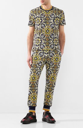 Мужские кожаные кеды ALEXANDER MCQUEEN черного цвета по цене 43200 руб., арт. 610796/WHX9L | Фото 2 Мужские кожаные кеды ALEXANDER MCQUEEN черного цвета, арт. 610796/WHX9L | Фото 2
