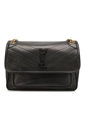 Женская сумка niki medium SAINT LAURENT черного цвета по цене 175500 руб., арт. 498894/1EL07 | Фото 1 Женская сумка niki medium SAINT LAURENT черного цвета, арт. 498894/1EL07 | Фото 1