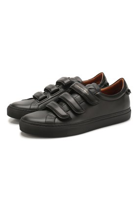 Мужские кожаные кеды urban street GIVENCHY черного цвета по цене 35950 руб., арт. BH002GH0K8 | Фото 1 Мужские кожаные кеды urban street GIVENCHY черного цвета, арт. BH002GH0K8 | Фото 1