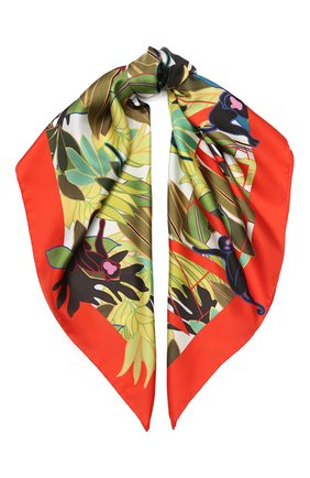Женский шелковый платок valentino garavani VALENTINO оранжевого цвета по цене 29750 руб., арт. TW0EI114/QPY | Фото 1 Женский шелковый платок valentino garavani VALENTINO оранжевого цвета, арт. TW0EI114/QPY | Фото 1