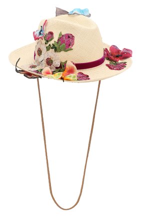 Женская соломенная шляпа DOLCE & GABBANA бежевого цвета по цене 264500 руб., арт. FH499Z/GDU30 | Фото 1 Женская соломенная шляпа DOLCE & GABBANA бежевого цвета, арт. FH499Z/GDU30 | Фото 1