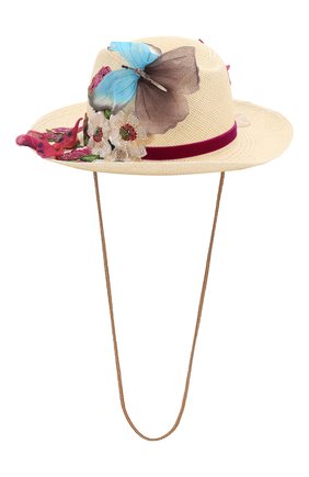 Женская соломенная шляпа DOLCE & GABBANA бежевого цвета по цене 264500 руб., арт. FH499Z/GDU30 | Фото 2 Женская соломенная шляпа DOLCE & GABBANA бежевого цвета, арт. FH499Z/GDU30 | Фото 2