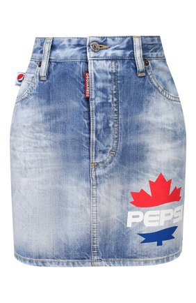 Женская джинсовая юбка DSQUARED2 синего цвета по цене 33950 руб., арт. S73MA0474/S30309 | Фото 1 Женская джинсовая юбка DSQUARED2 синего цвета, арт. S73MA0474/S30309 | Фото 1