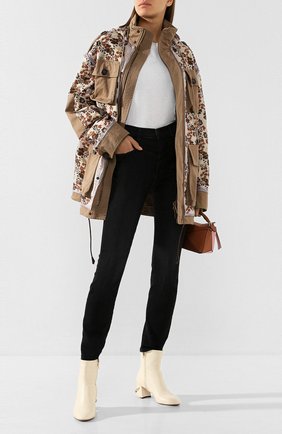 Женская хлопковая футболка DSQUARED2 белого цвета по цене 16500 руб., арт. S73GC0261/S22507 | Фото 2 Женская хлопковая футболка DSQUARED2 белого цвета, арт. S73GC0261/S22507 | Фото 2