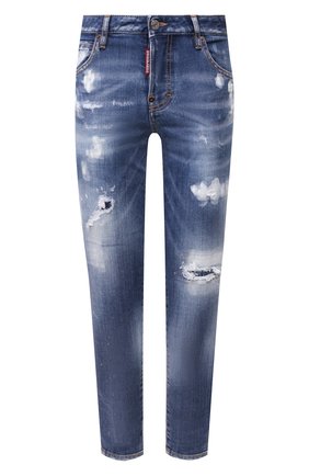 Женские джинсы DSQUARED2 синего цвета по цене 36600 руб., арт. S72LB0279/S30664 | Фото 1 Женские джинсы DSQUARED2 синего цвета, арт. S72LB0279/S30664 | Фото 1