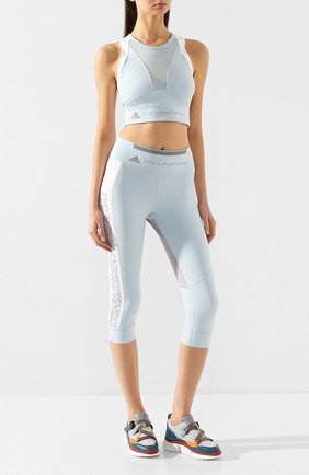 Женские леггинсы ADIDAS BY STELLA MCCARTNEY голубого цвета по цене 6660 руб., арт. FK9711 | Фото 2 Женские леггинсы ADIDAS BY STELLA MCCARTNEY голубого цвета, арт. FK9711 | Фото 2