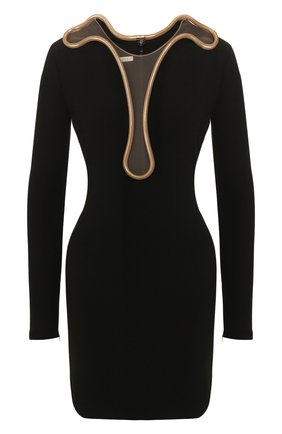 Женское платье STELLA MCCARTNEY черного цвета по цене 217000 руб., арт. 600150/SNA28 | Фото 1 Женское платье STELLA MCCARTNEY черного цвета, арт. 600150/SNA28 | Фото 1