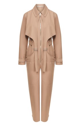 Женский комбинезон STELLA MCCARTNEY темно-бежевого цвета по цене 158500 руб., арт. 597935/SIA03 | Фото 1 Женский комбинезон STELLA MCCARTNEY темно-бежевого цвета, арт. 597935/SIA03 | Фото 1 (Материал внешний: Синтетический материал, Хлопок; Рукава: Длинные; Статус проверки: Проверена категория; Принт: Без принта; Случай: Повседневный; Женское Кросс-КТ: Комбинезон-одежда; Длина (брюки, джинсы): Стандартные)