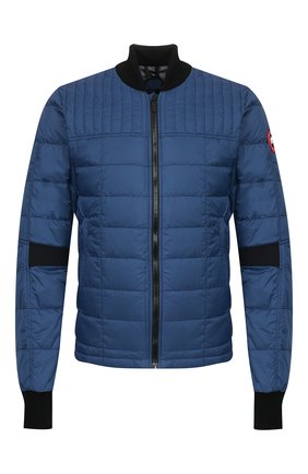 Мужской пуховый бомбер dunham CANADA GOOSE синего цвета по цене 43750 руб., арт. 2210M | Фото 1 Мужской пуховый бомбер dunham CANADA GOOSE синего цвета, арт. 2210M | Фото 1
