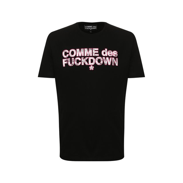 Хлопковая футболка COMME DES FUCKDOWN 10924256