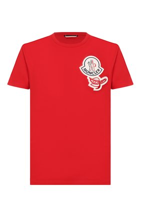 Мужская хлопковая футболка 2 moncler 1952 MONCLER GENIUS красного цвета по цене 16800 руб., арт. F1-092-8C712-00-8390T | Фото 1 Мужская хлопковая футболка 2 moncler 1952 MONCLER GENIUS красного цвета, арт. F1-092-8C712-00-8390T | Фото 1