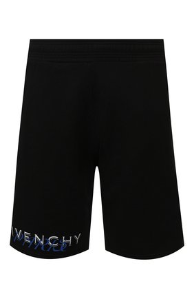 Мужские хлопковые шорты GIVENCHY черного цвета по цене 42450 руб., арт. BM50K930AF | Фото 1 Мужские хлопковые шорты GIVENCHY черного цвета, арт. BM50K930AF | Фото 1