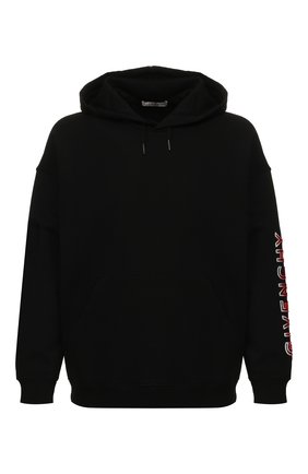Мужской хлопковое худи GIVENCHY черного цвета по цене 81850 руб., арт. BMJ05V30AF | Фото 1 Мужской хлопковое худи GIVENCHY черного цвета, арт. BMJ05V30AF | Фото 1