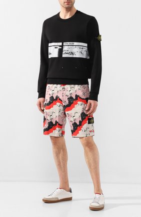 Мужские хлопковые шорты STONE ISLAND разноцветного цвета по цене 22150 руб., арт. 7215L13EF | Фото 2 Мужские хлопковые шорты STONE ISLAND разноцветного цвета, арт. 7215L13EF | Фото 2