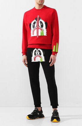 Мужской хлопковый свитшот BAPE красного цвета по цене 21100 руб., арт. 1G30113009 | Фото 2 Мужской хлопковый свитшот BAPE красного цвета, арт. 1G30113009 | Фото 2
