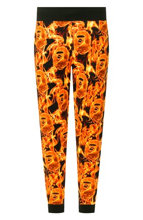 Мужской хлопковые джоггеры BAPE оранжевого цвета по цене 23600 руб., арт. 1G30152013 | Фото 1 Мужской хлопковые джоггеры BAPE оранжевого цвета, арт. 1G30152013 | Фото 1