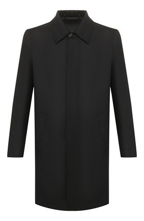 Мужской шерстяной плащ BRIONI темно-серого цвета по цене 275000 руб., арт. S0PZ0L/06AX6 | Фото 1 Мужской шерстяной плащ BRIONI темно-серого цвета, арт. S0PZ0L/06AX6 | Фото 1 (Материал внешний: Шерсть; Материал подклада: Купро; Рукава: Длинные; Мужское Кросс-КТ: Плащ-верхняя одежда; Стили: Классический)
