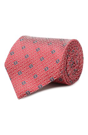Мужской шелковый галстук ERMENEGILDO ZEGNA красного цвета по цене 15850 руб., арт. Z7E64/1UM | Фото 1 Мужской шелковый галстук ERMENEGILDO ZEGNA красного цвета, арт. Z7E64/1UM | Фото 1