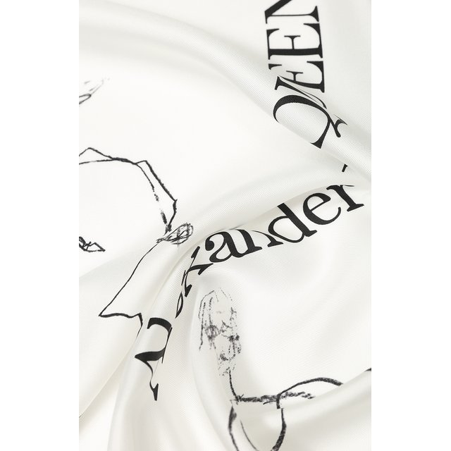 Шелковый платок Alexander McQueen 10890631