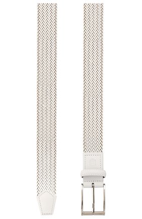 Мужской кожаный ремень CORNELIANI белого цвета по цене 24750 руб., арт. 00V307-0020806/00 | Фото 2 Мужской кожаный ремень CORNELIANI белого цвета, арт. 00V307-0020806/00 | Фото 2